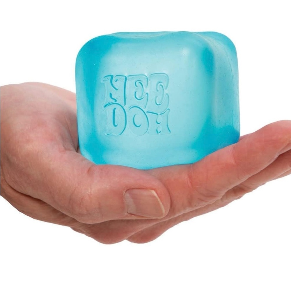 Blue NeeDoh Nice Cube Super Solid Squish 2.5” NIB - Picture 3 of 11